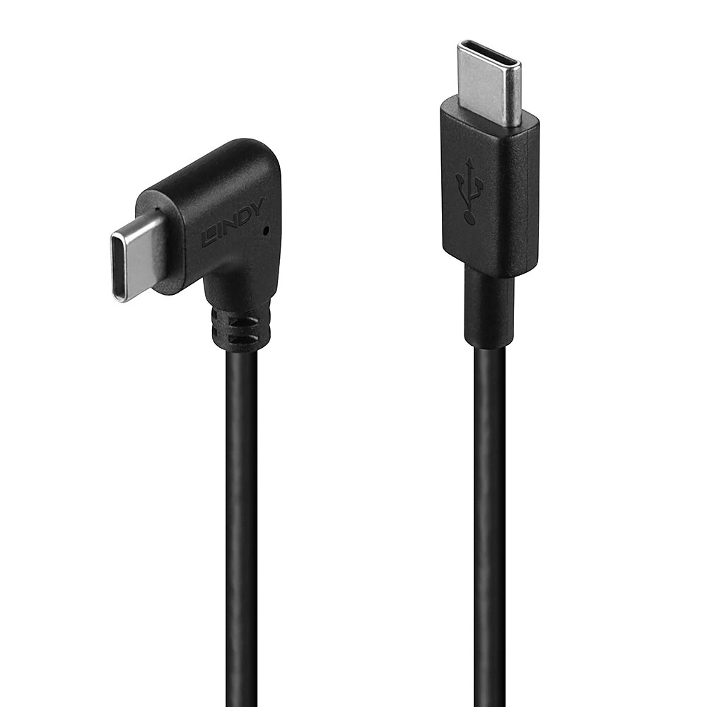 LINDY USB 2.0 Type C Összekötő Fekete 50cm 32004
