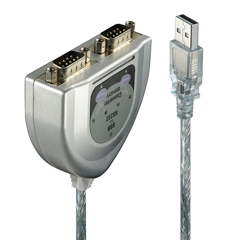 LINDY USB Soros Átalakító Ezüst 6cm 42889