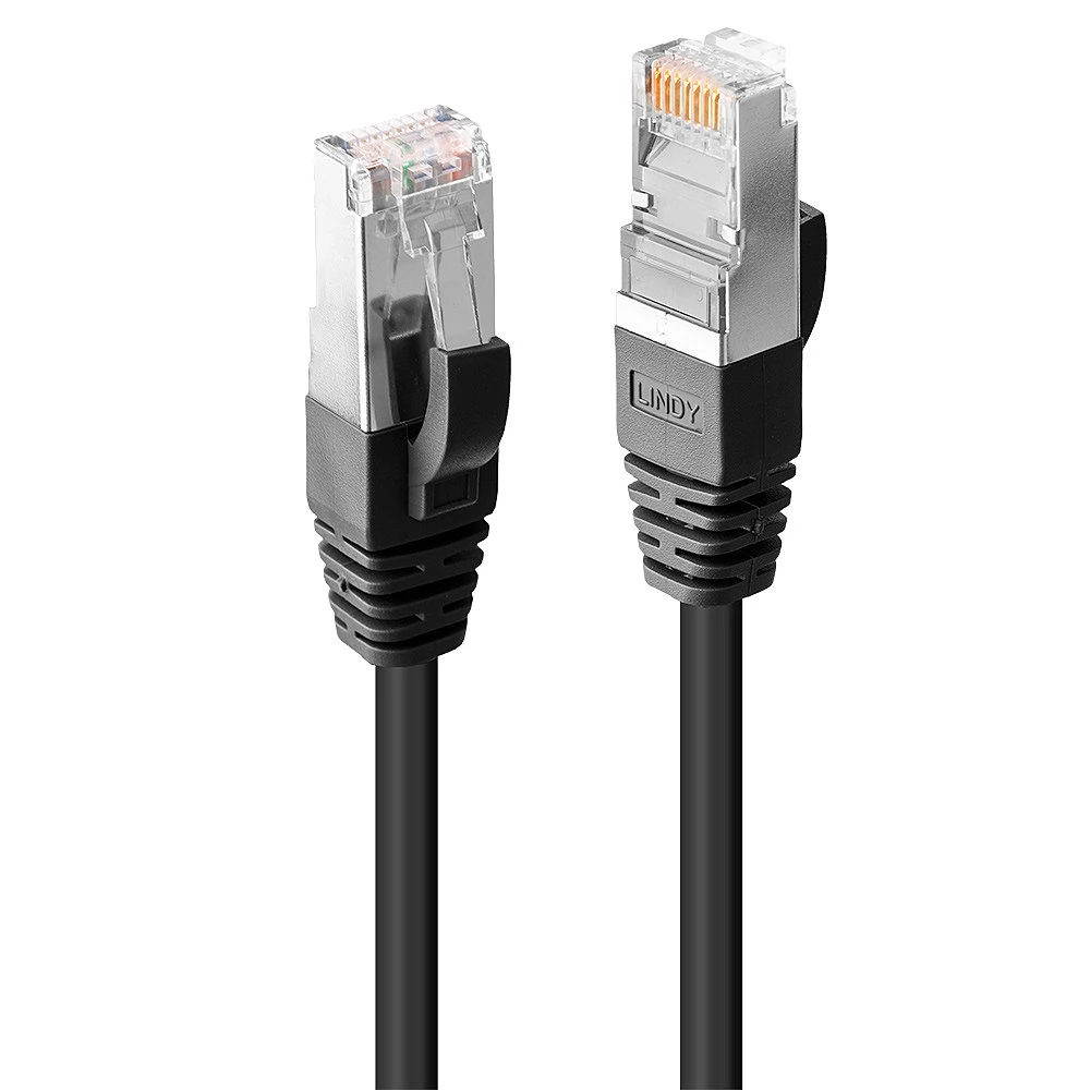 LINDY UTP Összekötő Fekete 1m 45602