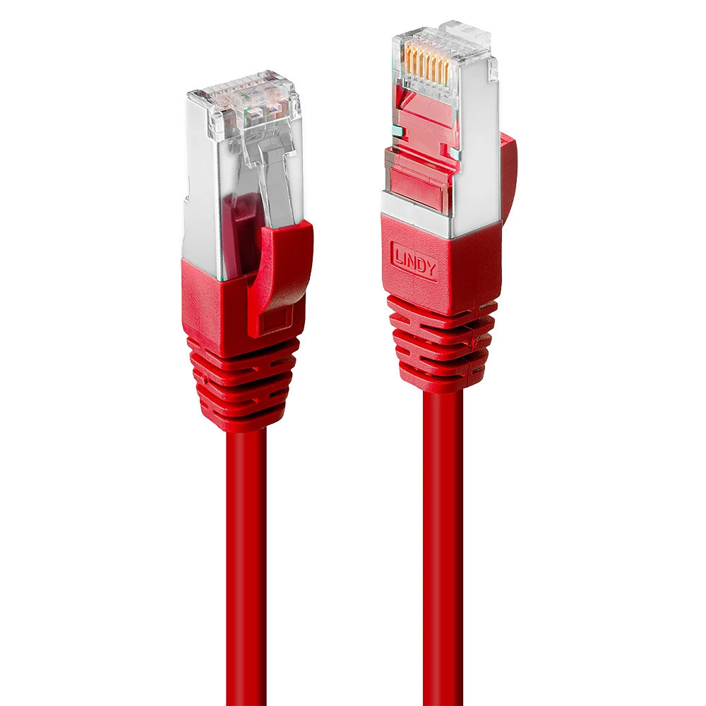 LINDY UTP Összekötő Piros 2m 45623