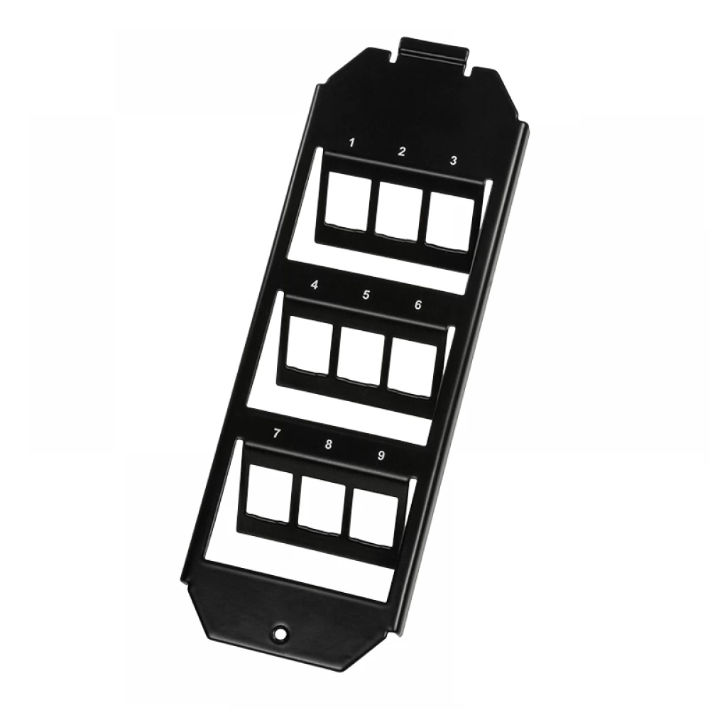 LOGILINK 9 port floor box insert for 3 x 3 keystone modules (208 mm system) NK4061