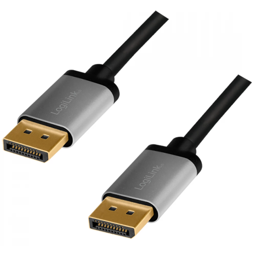 LOGILINK DisplayPort 1.2/1.2a Összekötő Fekete 1m CDA0100