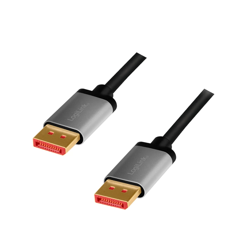 LOGILINK DisplayPort 1.4 Összekötő Fekete 1m CDA0104