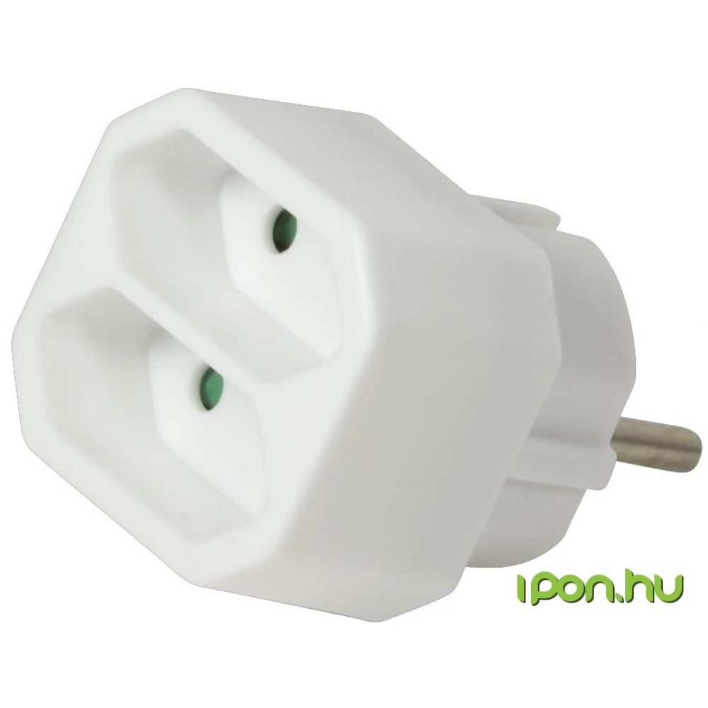 LOGILINK Socket Adapter 2x Euro