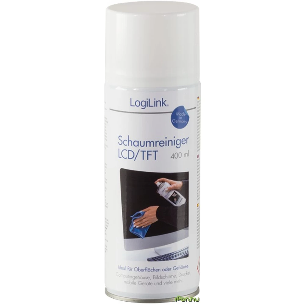 LOGILINK Tisztító hab LCD / TFT kijelzőkhöz (400 ml)