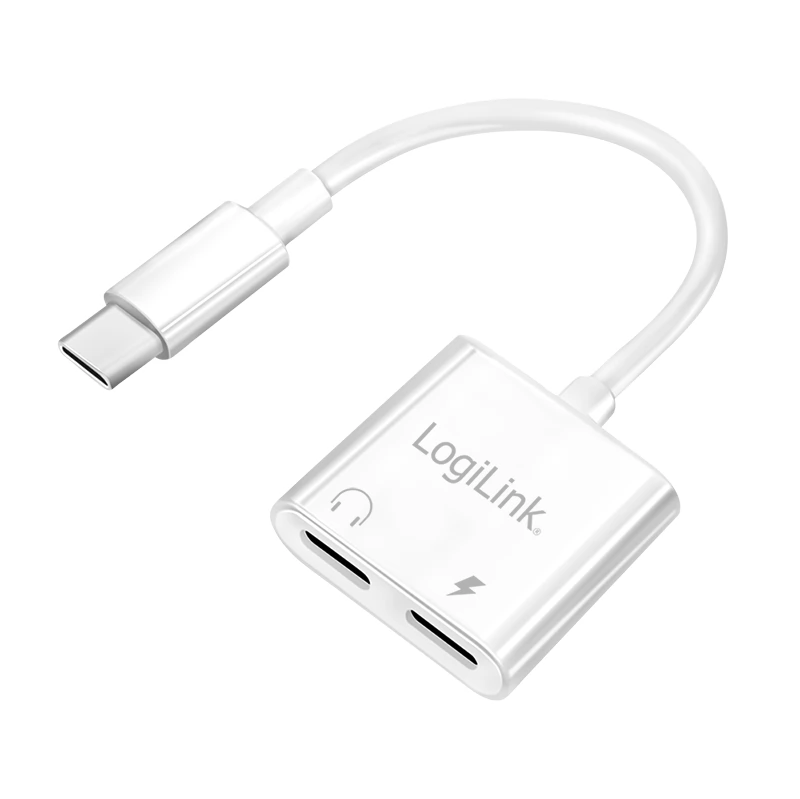 LOGILINK USB 2.0 Type C Elosztó Fehér 10cm UA0433