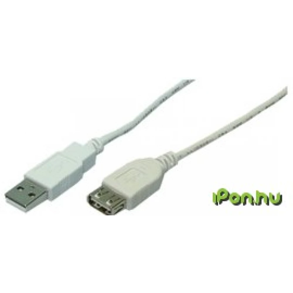LOGILINK USB Hosszabbító Szürke 3m CU0011