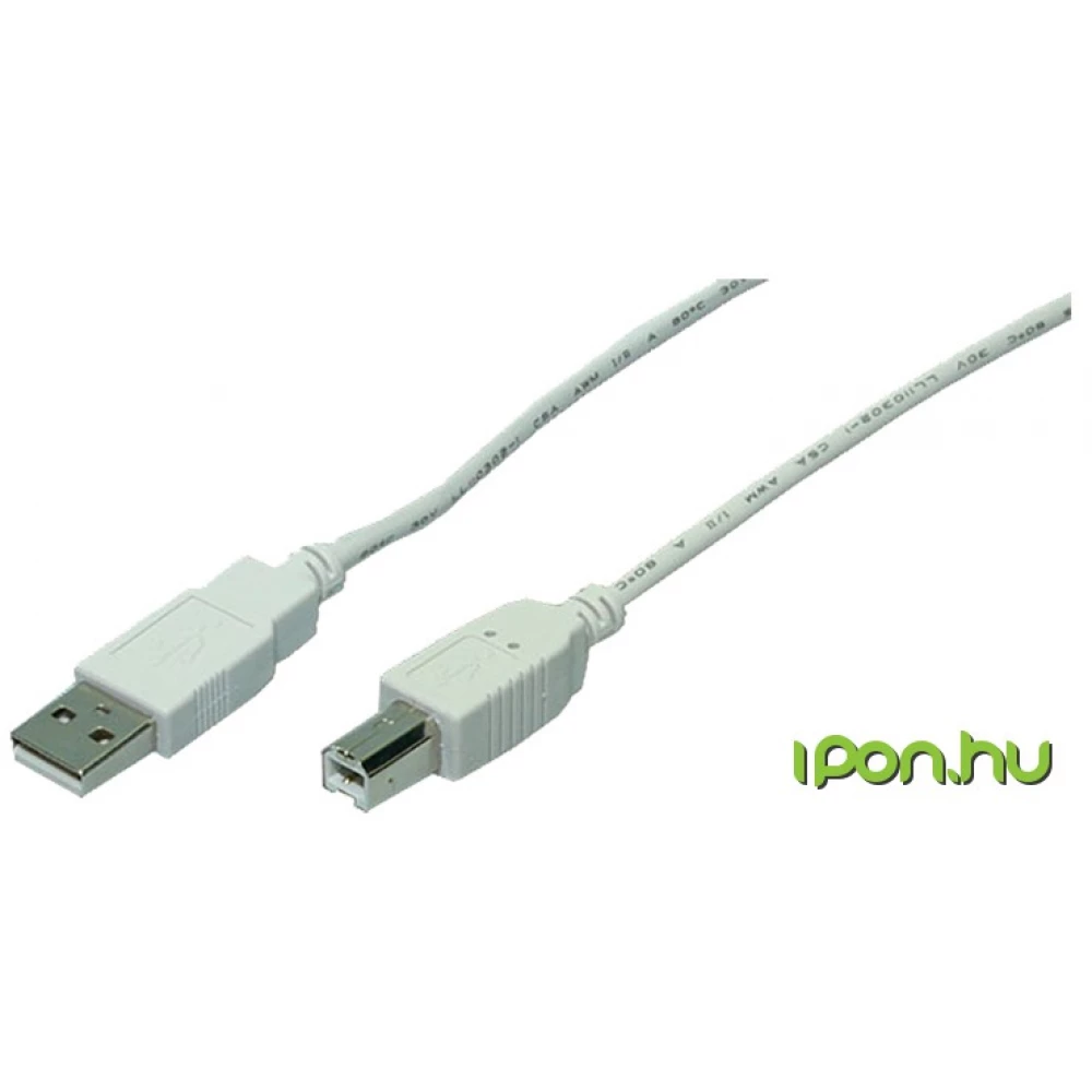 LOGILINK USB Összekötő Szürke 1.8m CU0007