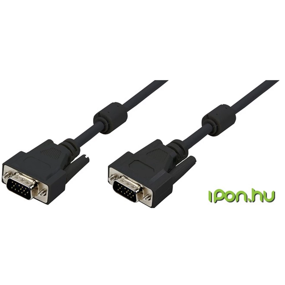 LOGILINK VGA/D-Sub Összekötő Fekete 15m CV0017