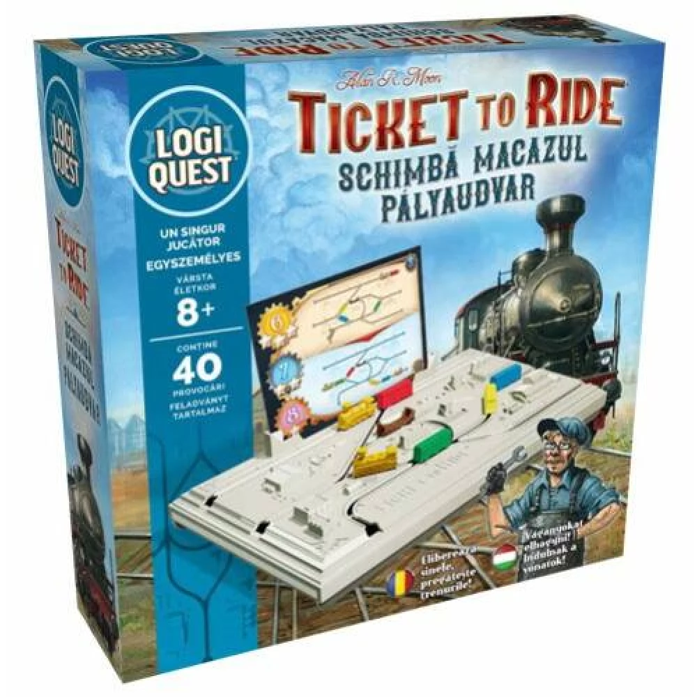 LogiQuest: Ticket to Ride pályaudvar társasjáték