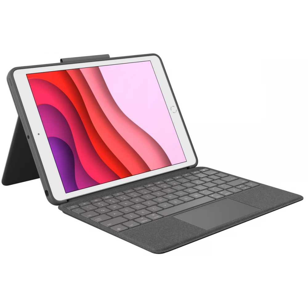 LOGITECH Combo Touch iPad (10. gen) Olasz grafit