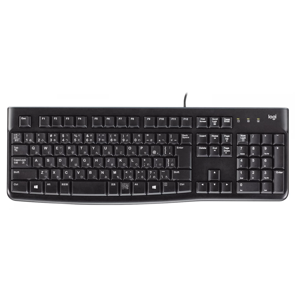 LOGITECH K120 ergonómikus pc billentyűzet üzleti használatra USB Héber kiosztás - fekete