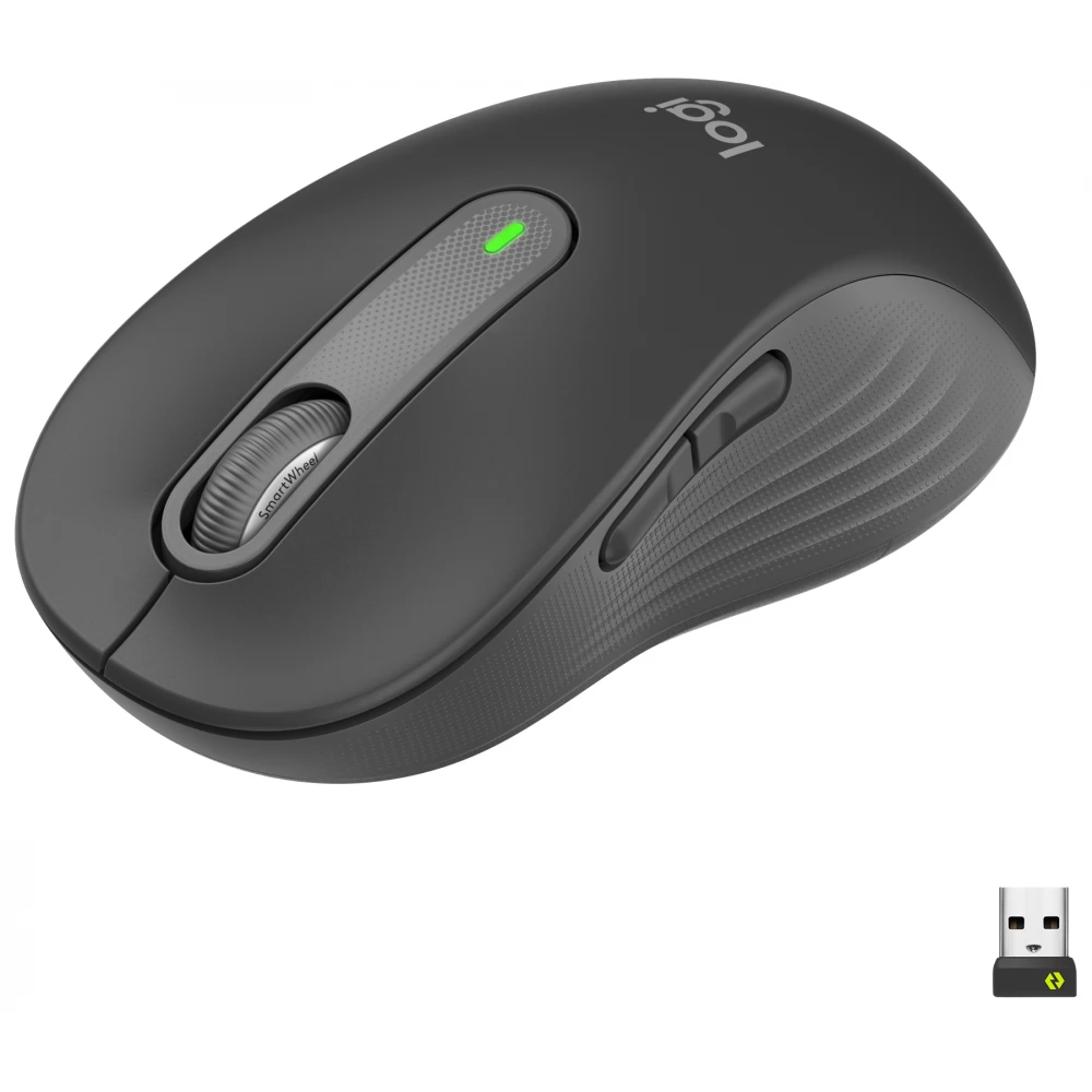 LOGITECH M650 L Signiture Vezeték nélküli egér Bluetooth Wireless - grafitszürke
