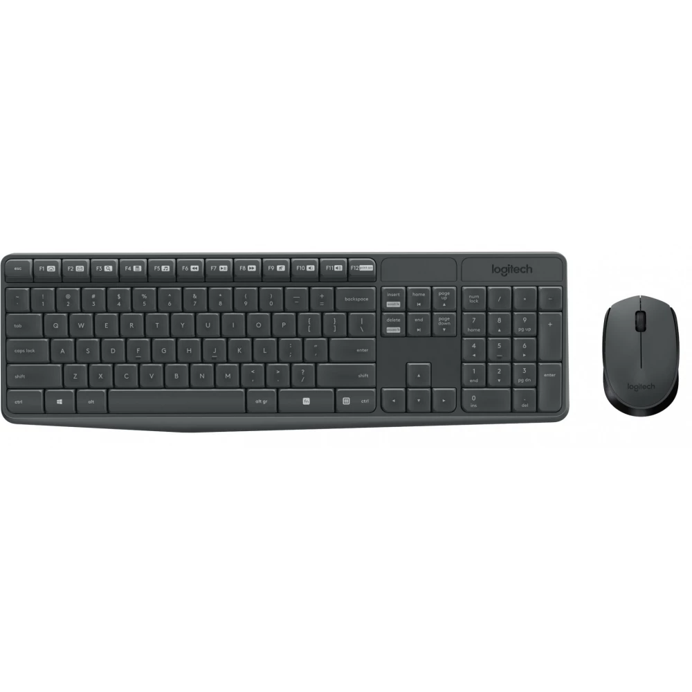 LOGITECH MK235 Wireless Combo Német fekete