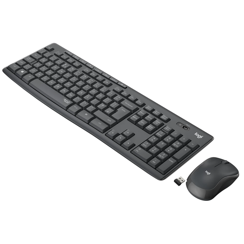 LOGITECH MK295 Silent Wireless Combo Horvát grafit