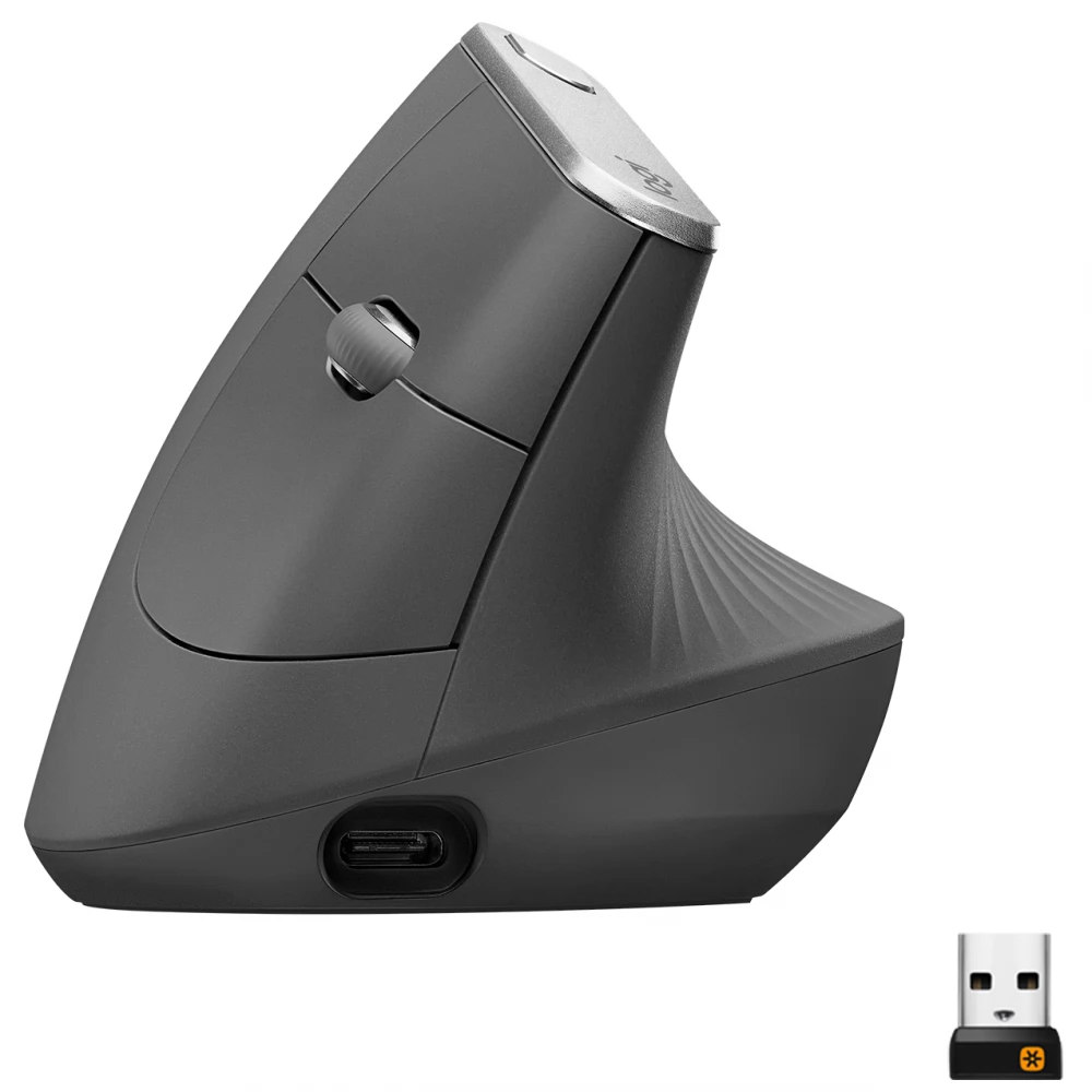 LOGITECH MX Vertical Ergonomikus vezeték nélküli egér Fekete