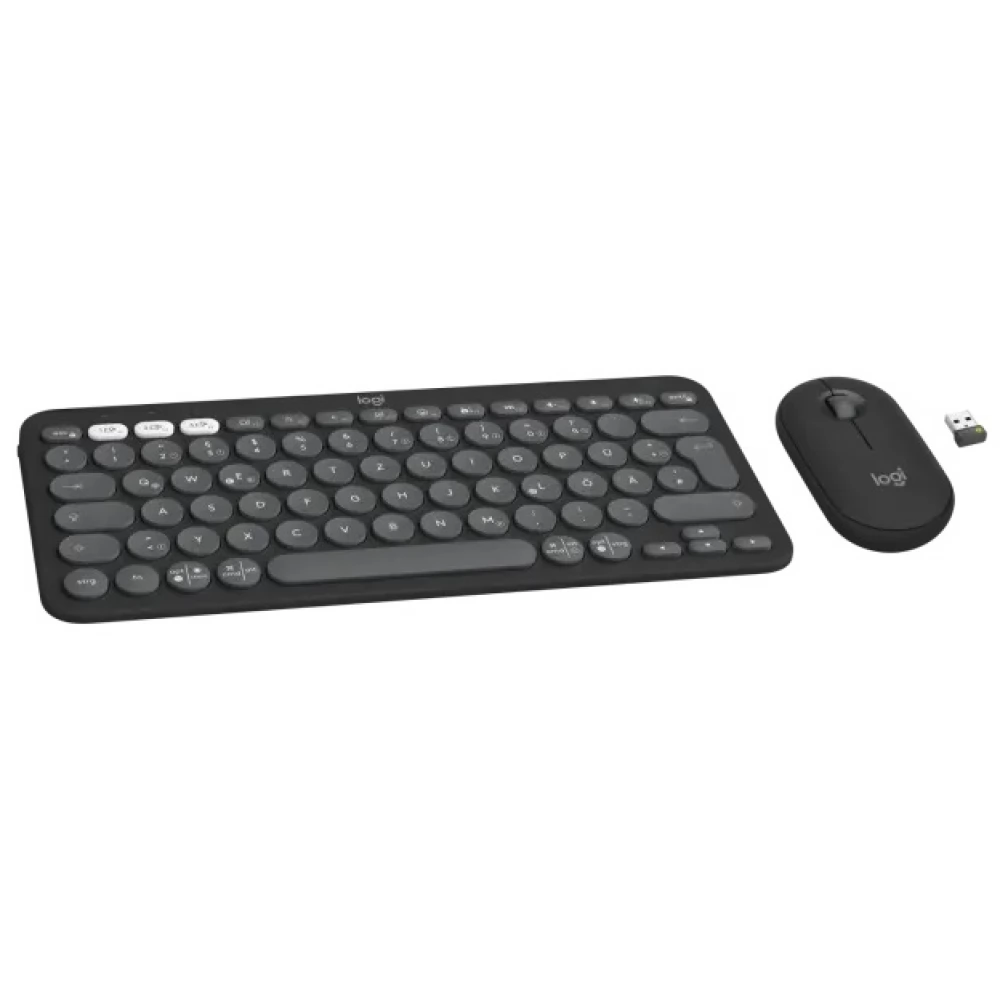 LOGITECH Pebble 2 Combo US Angol grafit