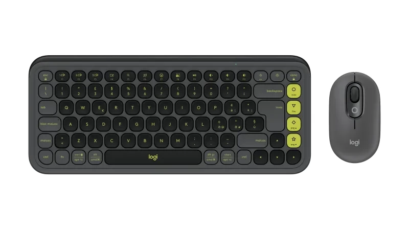 LOGITECH POP Icon Combo US Angol grafit