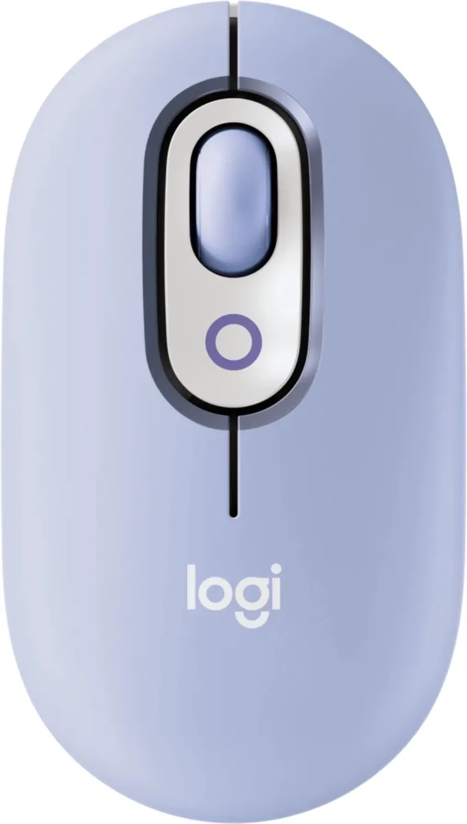 LOGITECH POP Mouse Vezeték nélküli egér testreszabható hangulatjelekkel - Lila