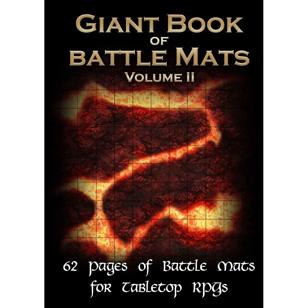 LOKE BATTLEMATS Giant Book of Battle Mats Volume 2 kalandjáték térkép gyűjtemény