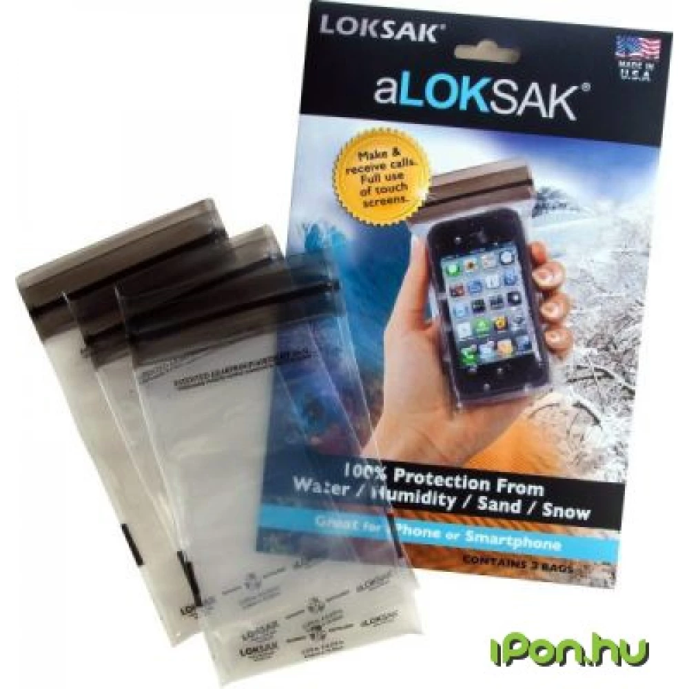 LOKSAK aLOKSAK vízhatlan tasak 3db 8.6x16.2cm