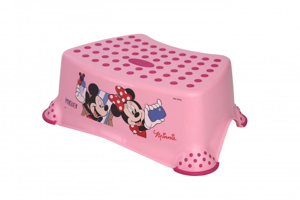 LORELLI Disney mintás fellépő - Minnie egér / rózsaszín