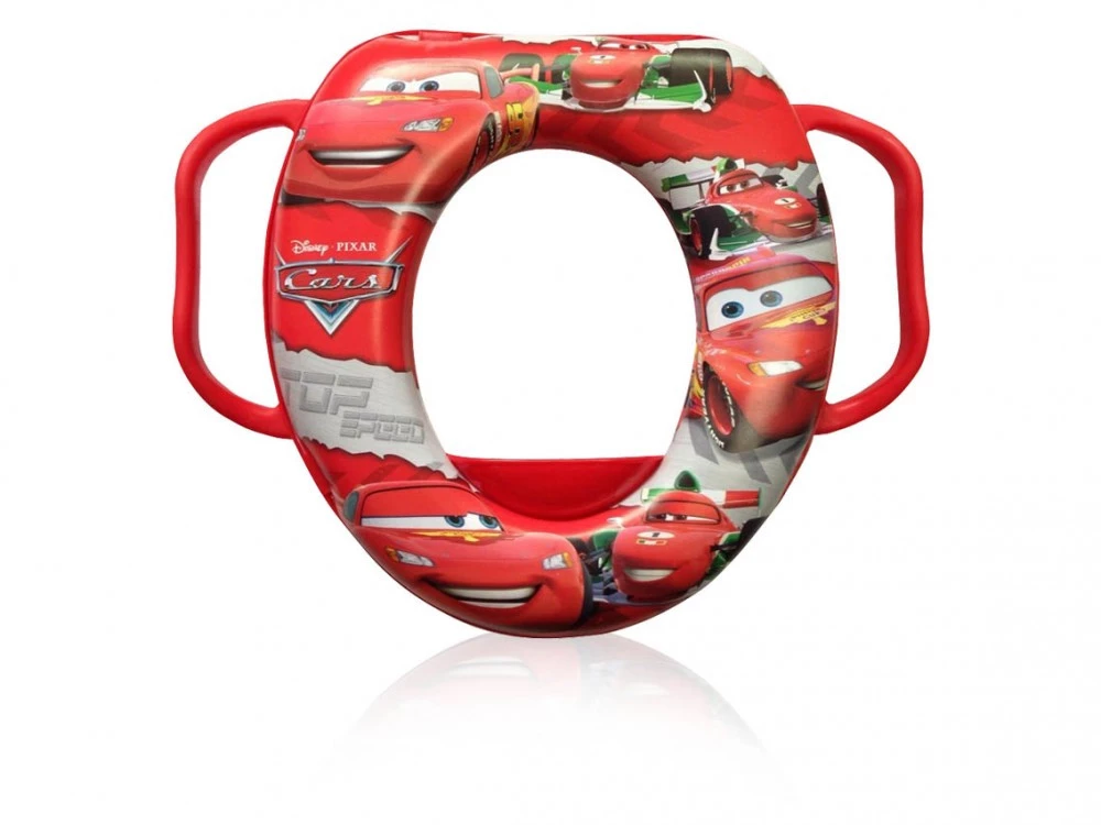 LORELLI Disney mintás párnázott WC szűkítő - Verdák / piros