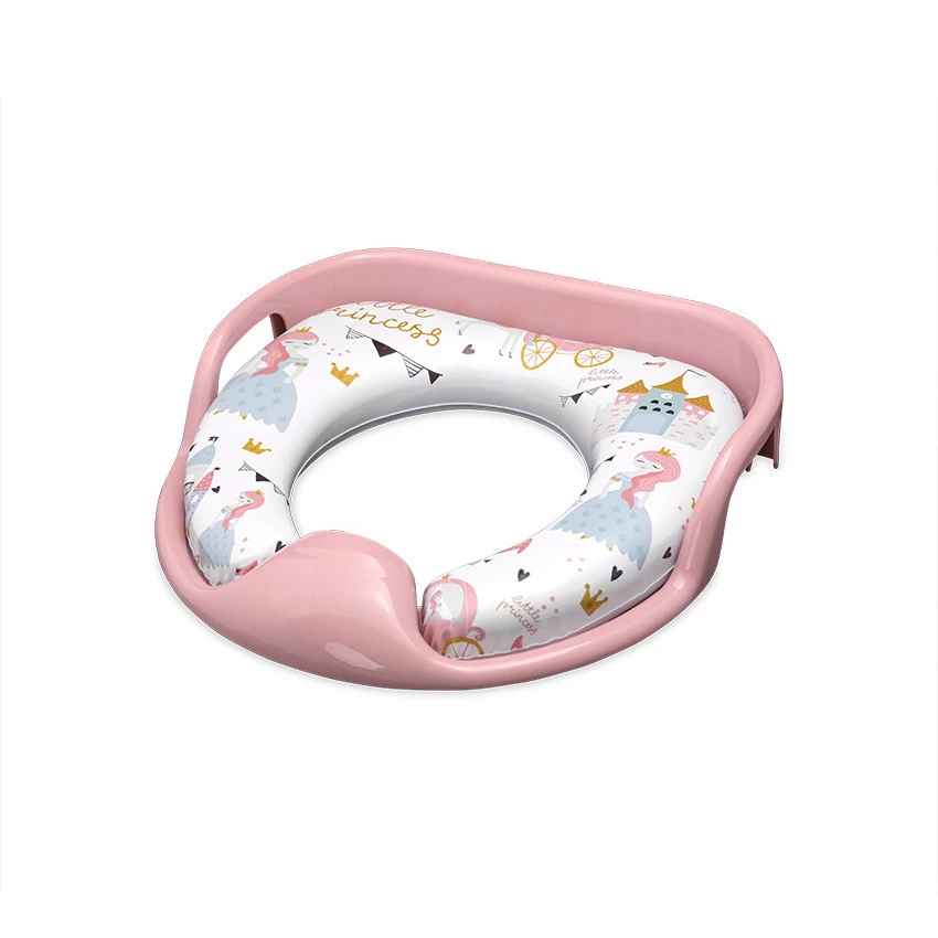 LORELLI párnázott WC szűkítő - Pink Princess
