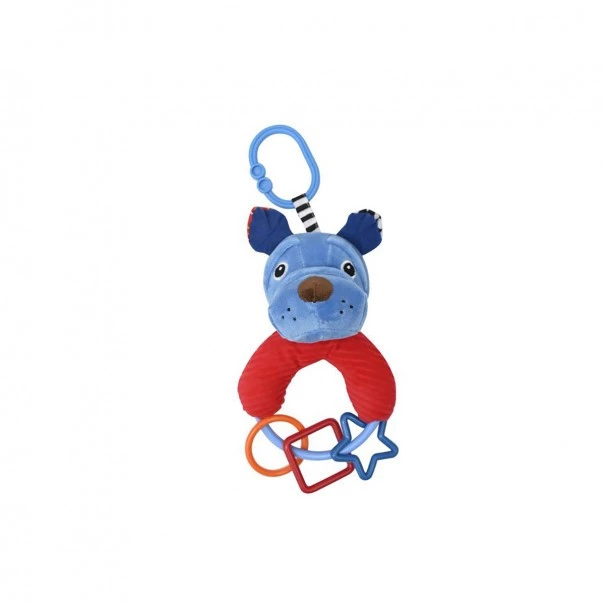 LORELLI Toys csörgő - Kék Kutya