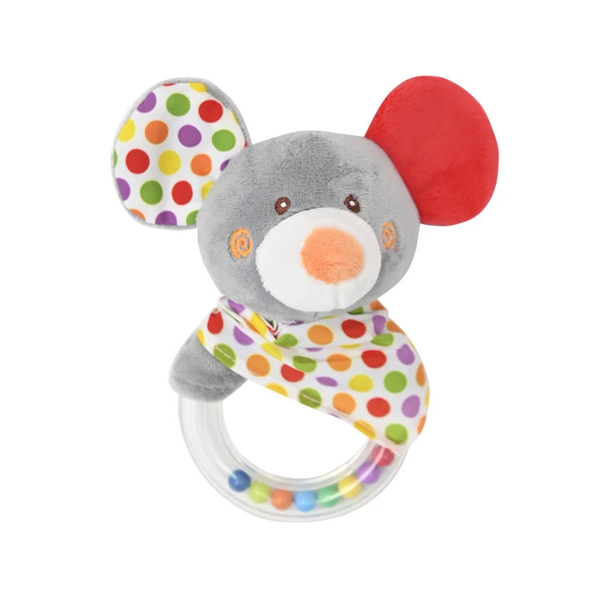LORELLI Toys Plüss csörgő karika - Egér