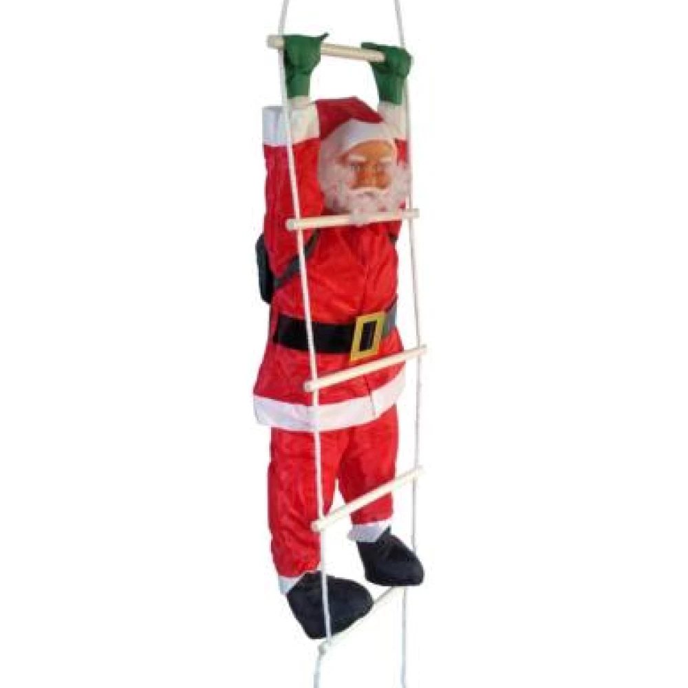 Létrán mászó Mikulás 120 cm