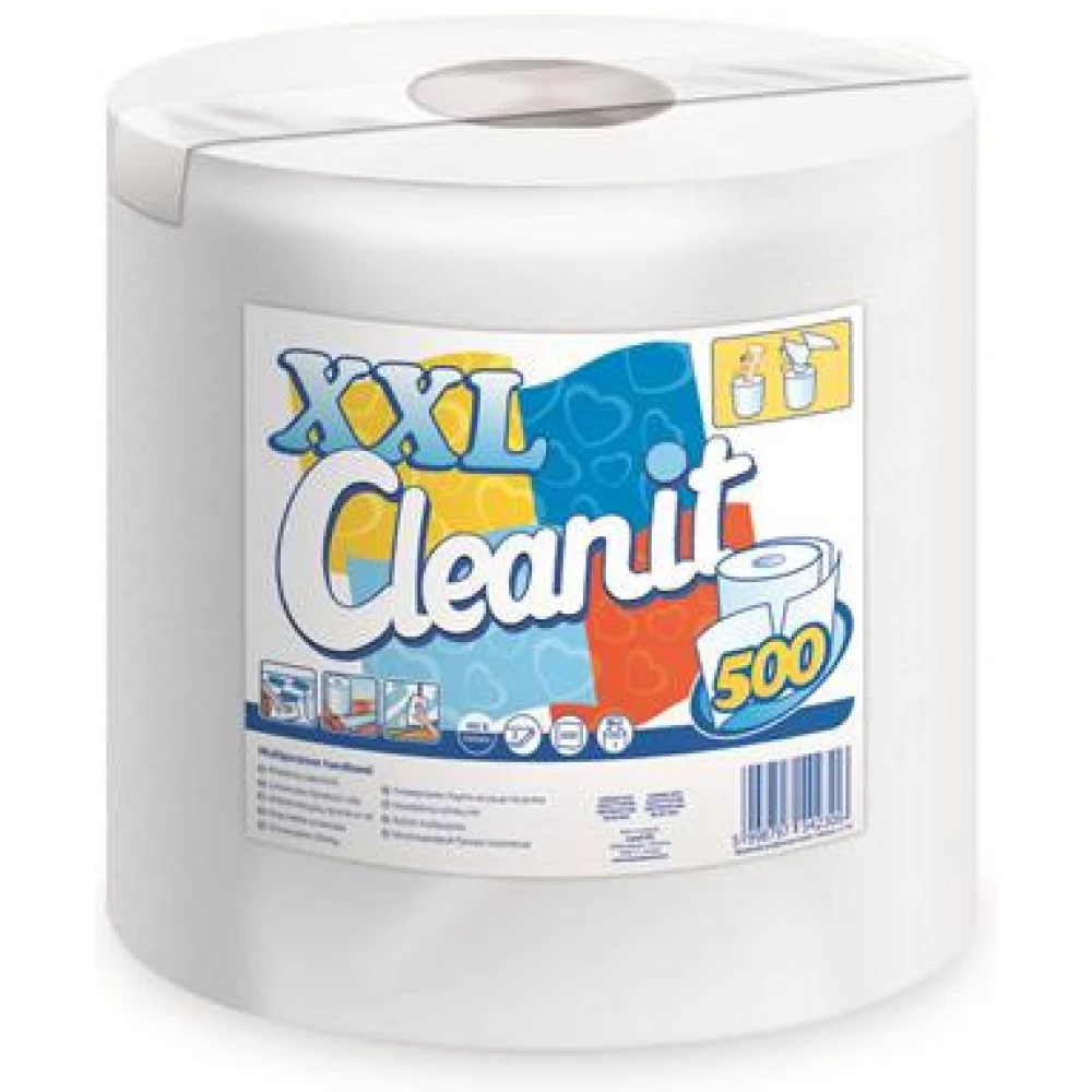 LUCART CLEANIT XXL 500 Törlőkendő tekercses univerzális 2 rétegű fehér
