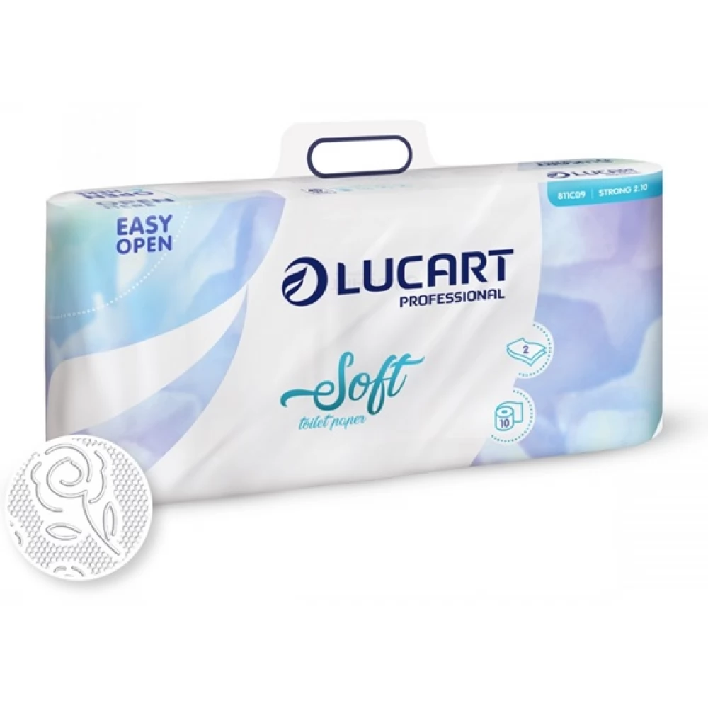 LUCART Strong Toalettpapír 2 rétegű 10 tekercses