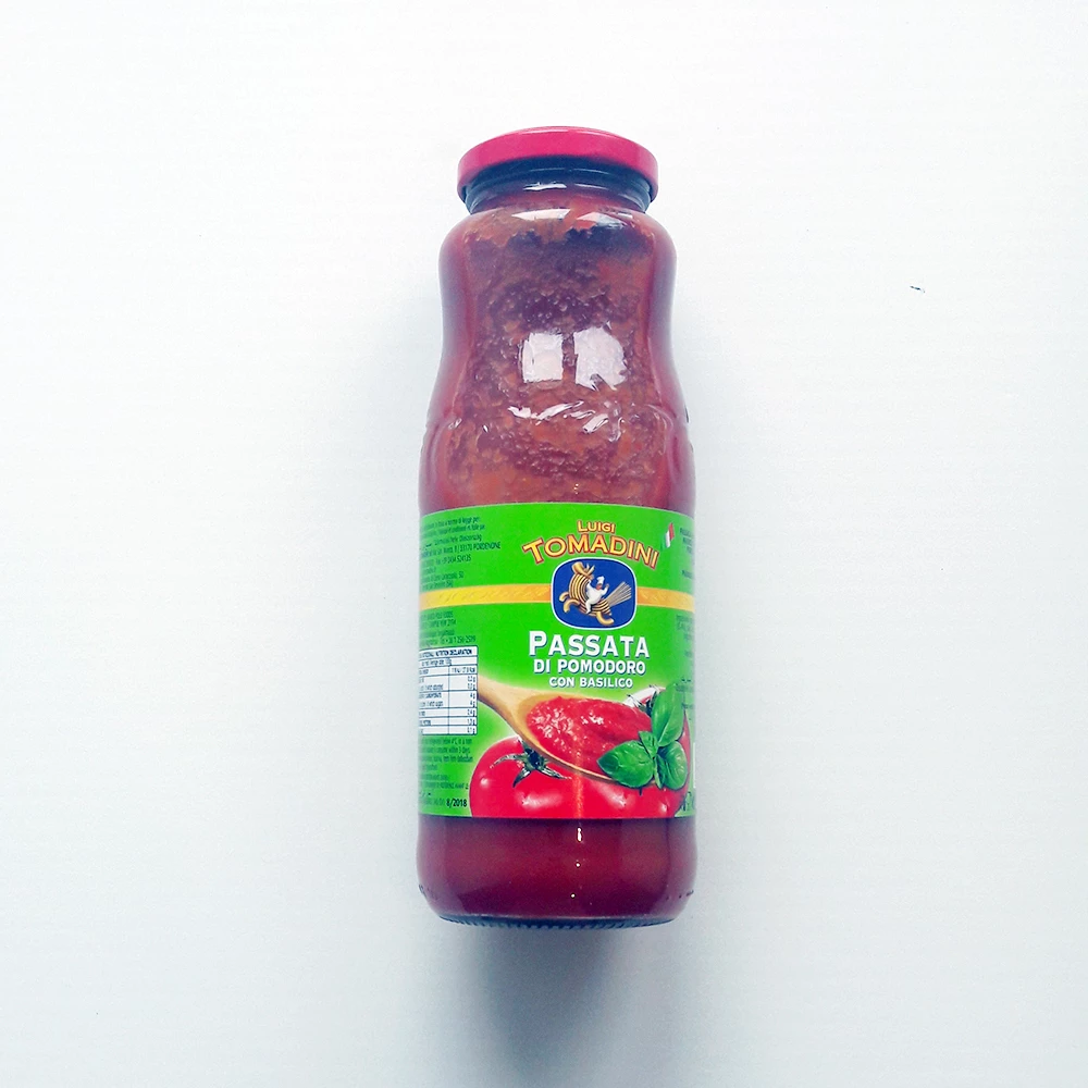Luigi Tomadin i paszírozott paradicsom bazsalikomos 680 ml