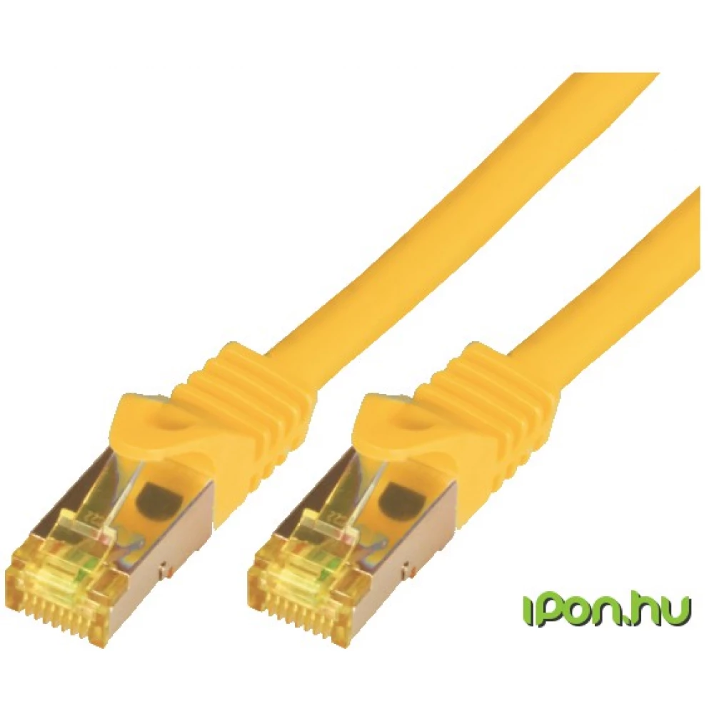 M-CAB UTP Összekötő Sárga 25cm 3725