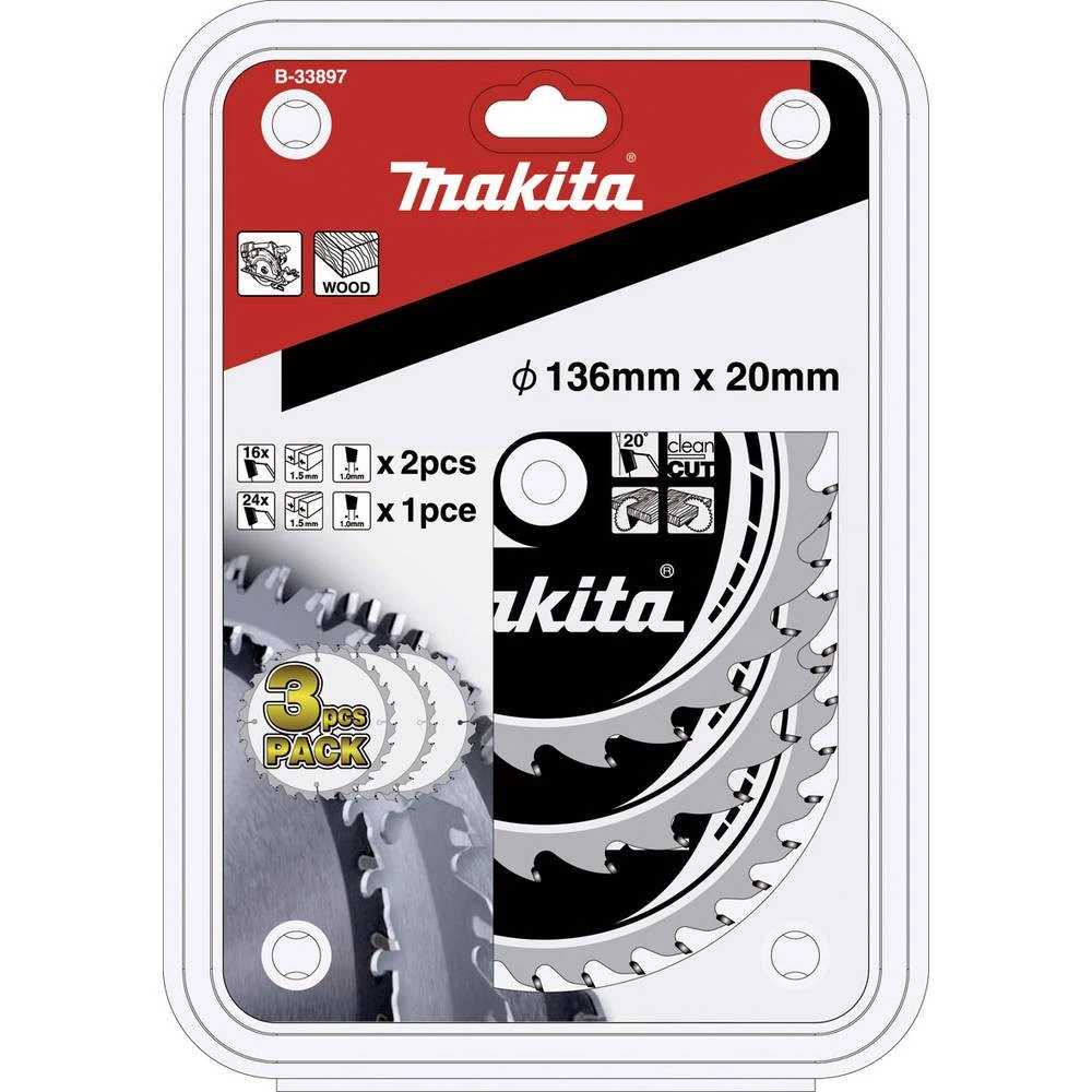 MAKITA B-33897 körfűrészlap készlet 3 db-os
