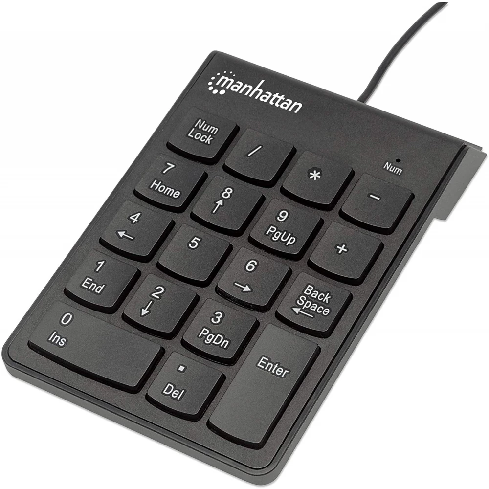 MANHATTAN Numeric Keypad USB Fekete