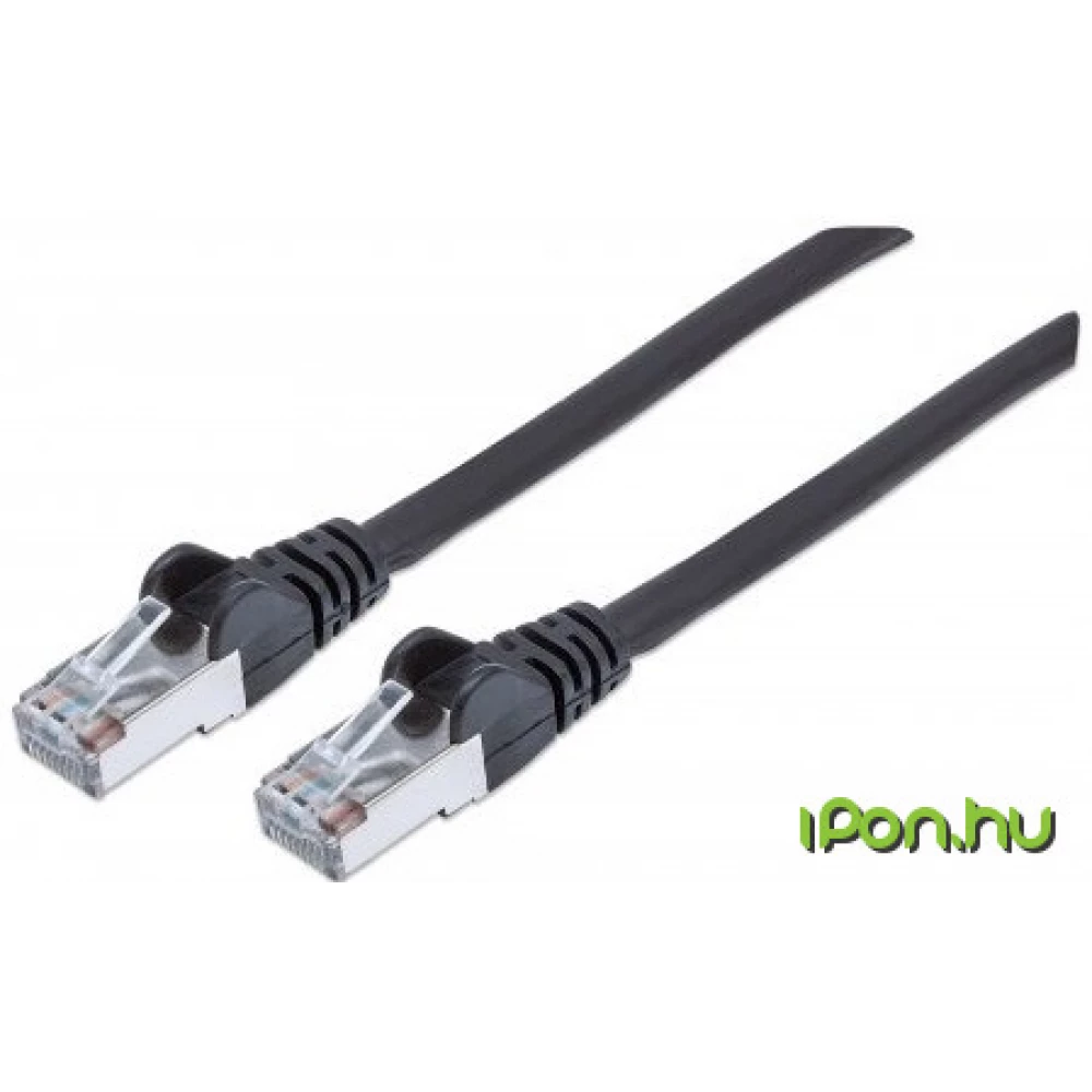 MANHATTAN UTP Összekötő Fekete 1m 740685