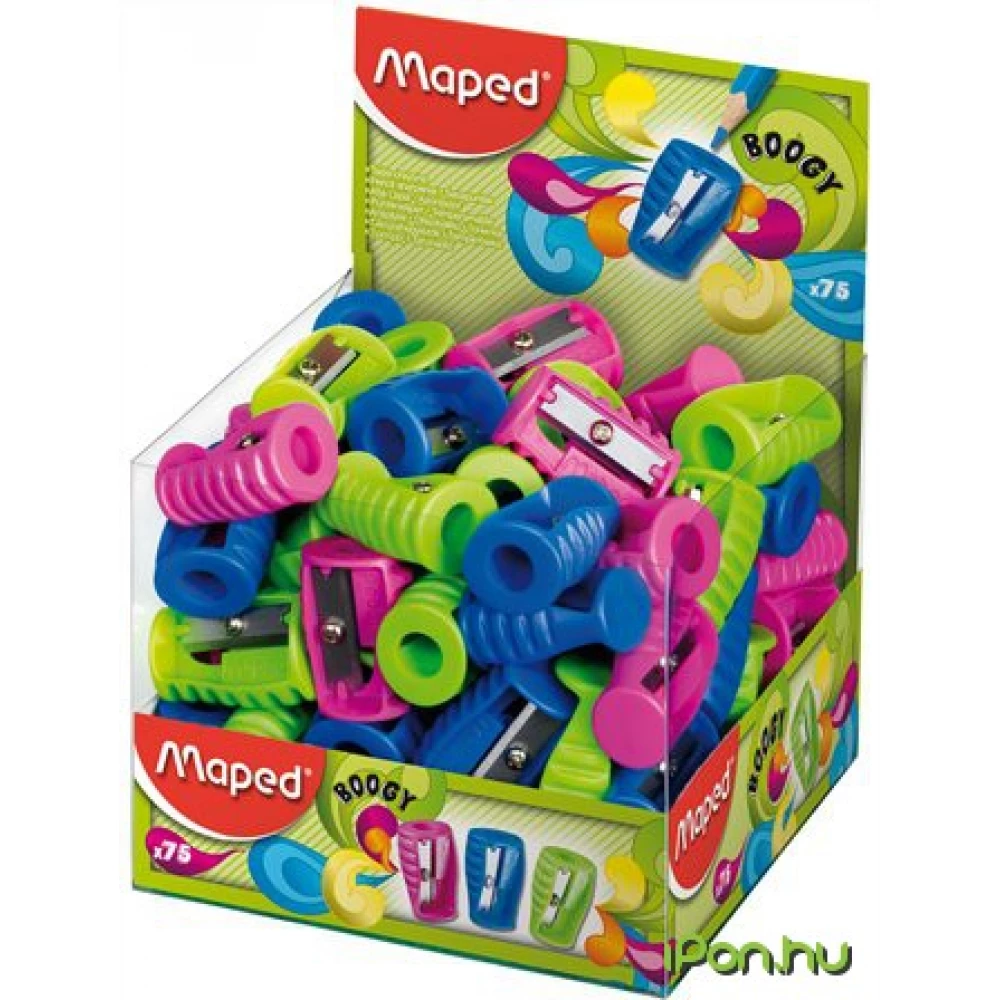 MAPED BOOGY egylyukú hegyező 75 db/display
