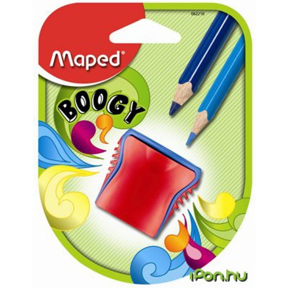 MAPED BOOGY kétlyukú tartályos hegyező 1 db/bliszter vegyes színekben
