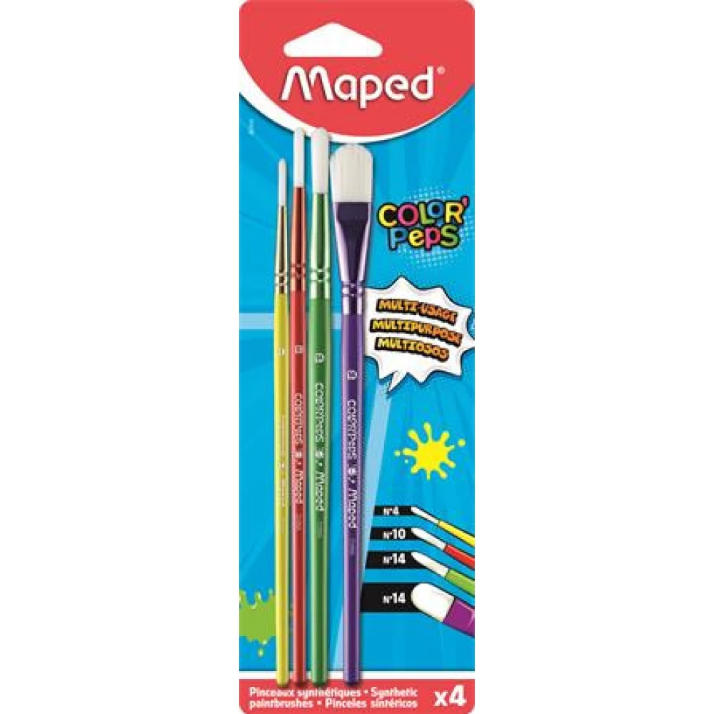 MAPED Color Peps Ecsetkészlet 4-10-14-14