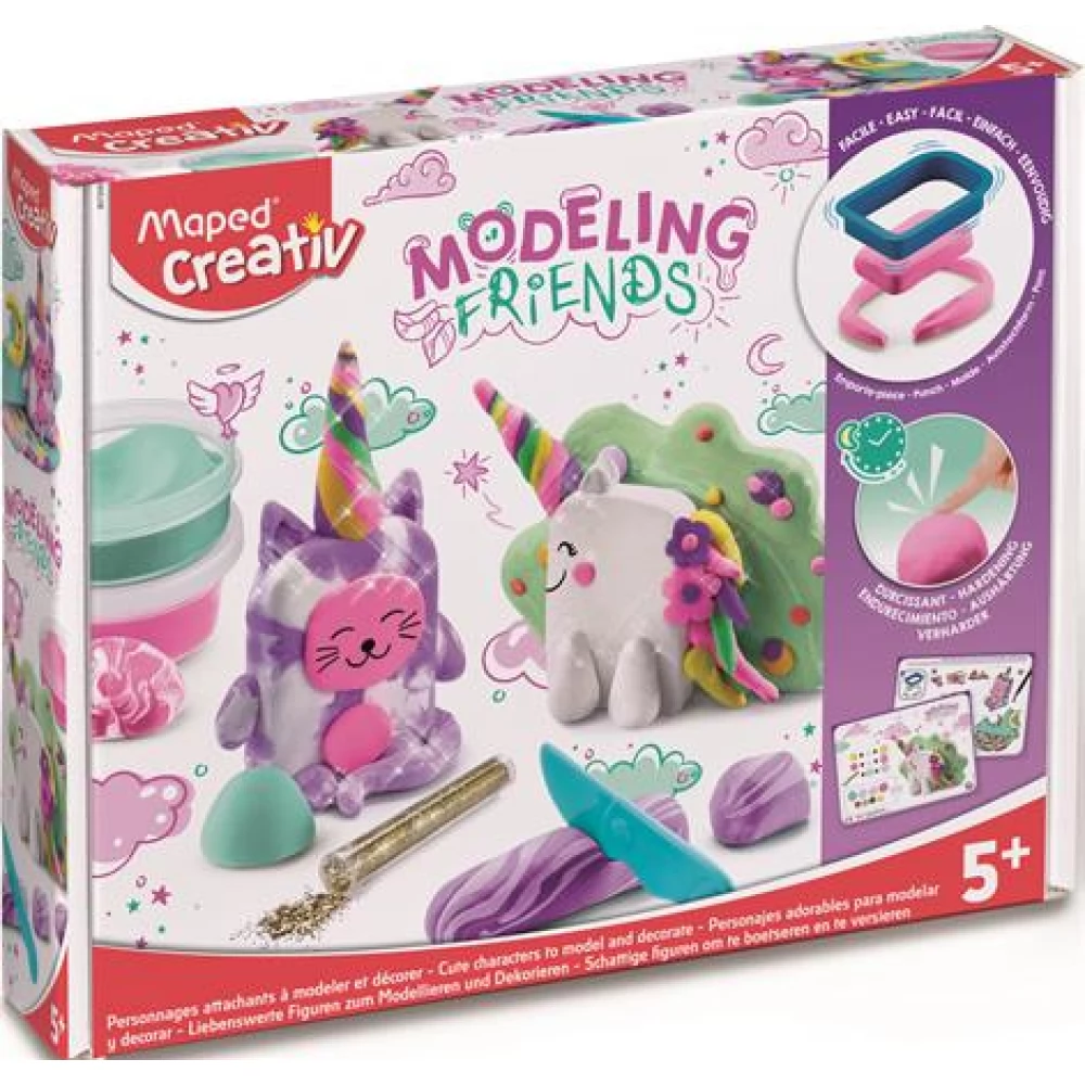 MAPED CREATIV Modeling Friends Magical modellező levegőre száradó gyurma készlet
