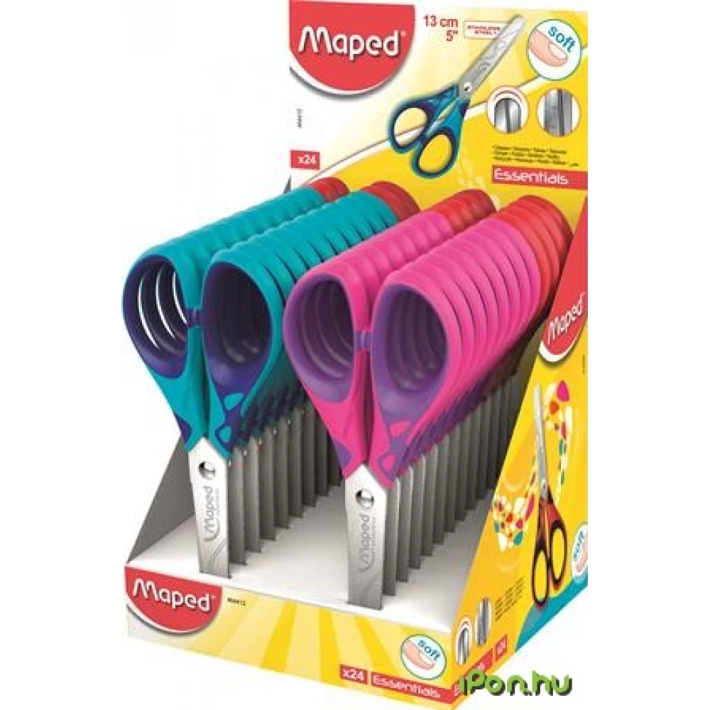 MAPED Essentials Soft Olló iskolai 13 cm v2