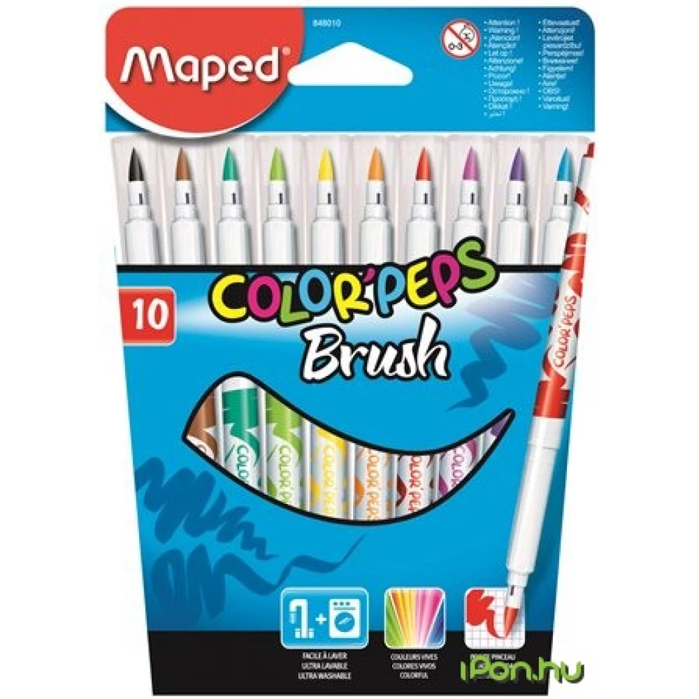 MAPED Filctoll ecset Color Peps Brush 10 különböző szín