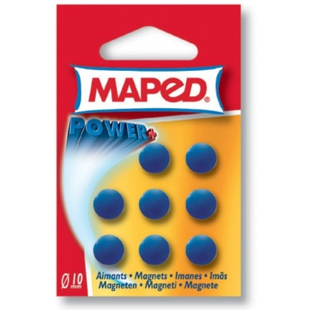 MAPED Kerek mágnes 10 mm 8 db/bliszter