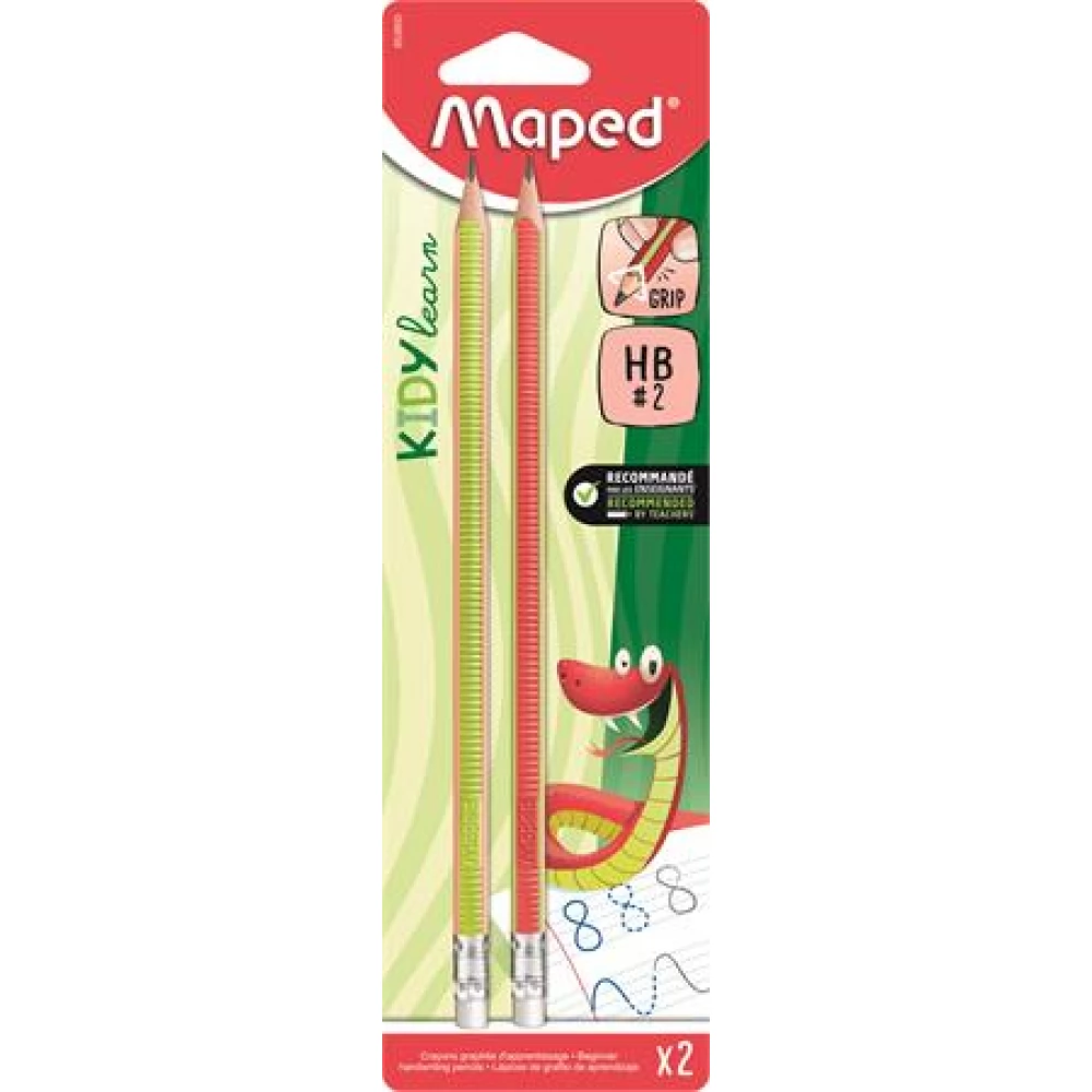 MAPED Kidy Learn Írástanuló grafitceruza radírral HB 2 db
