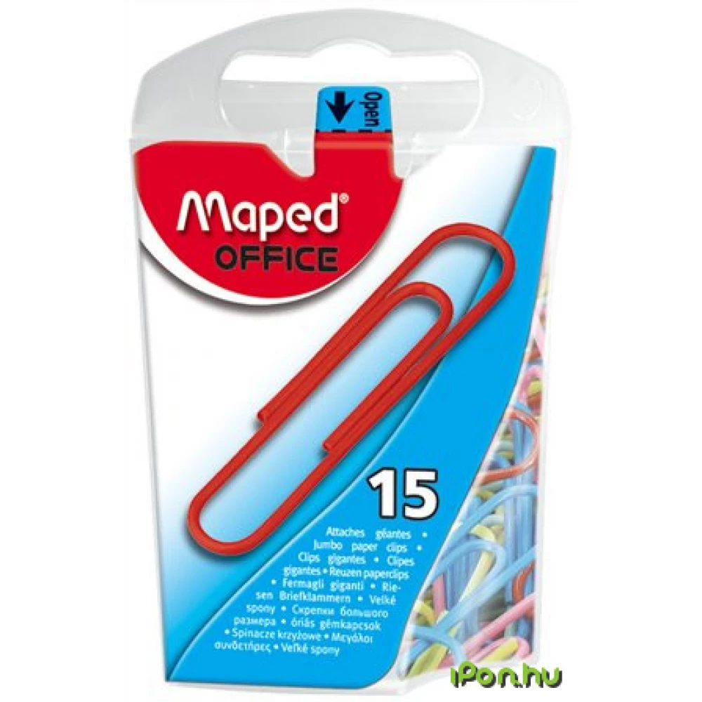 MAPED Műanyag bevonatú fém gemkapocs 50mm