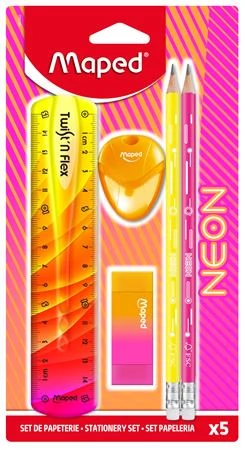 MAPED Neon Írószer készlet 5 darabos