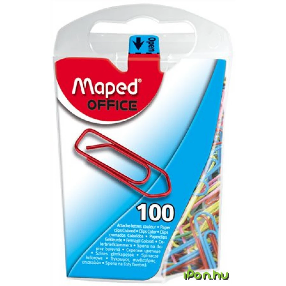 MAPED Színes gemkapocs 25 mm 100 db/doboz