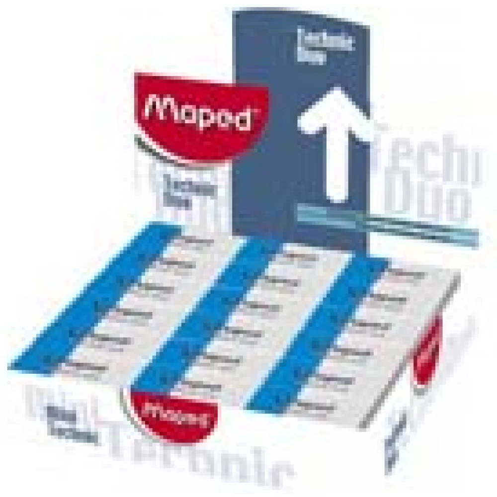 MAPED TECHNIC DUO ceruza és toll radír 36 db/display